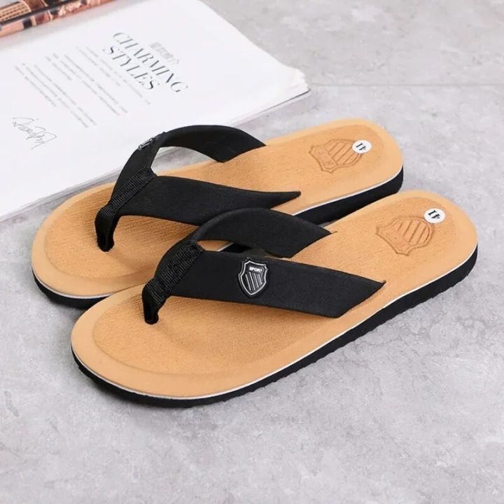 Summer%20Slippers%20Men%20Flip%20Flops%20Beach%20Sandals%20Non-Slip%20Casual%20Flat%20Shoes%202023%20Slippers%20Indoor%20House%20Shoes%20For%20Men%20Outdoor%20Slides%20-%20Image%203