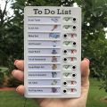Kids To Do List Chore Chart, Slide Knob Checklist for Children's Daily Routine, Visual Schedule Board for Toddlers, Educational. 