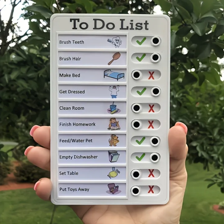 Kids%20To%20Do%20List%20Chore%20Chart,%20Slide%20Knob%20Checklist%20for%20Children's%20Daily%20Routine,%20Visual%20Schedule%20Board%20for%20Toddlers,%20Educational%20-%20Image%202