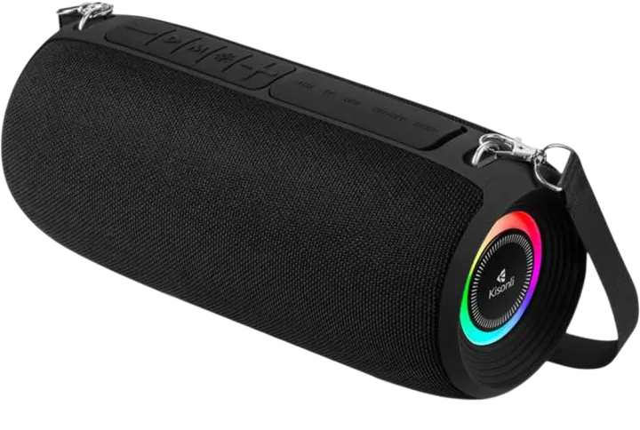 Kisonli Q28 Portable Bluetooth Speaker | 10W Super Bass Sound | RGB LED ...