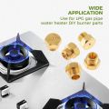 20PCS M5×0.5mm/0.68mm Brass Jet Nozzle for  LPG Natural Gas Pipe, Water Heater, DIY Burner Parts. 
