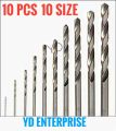 BITS-MINI DRILL BITS  10 Pcs 10 Size. 