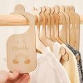 7pcs Wooden Baby Storage Box Home Divider  Closet Divider Size Divider Newborn 24 Month Clothing Storage Wardrobe Organizer. 