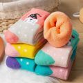 5 Pairs/Lot Kids Scoks Autumn Winter Kids Warm Thicken Cotton Socks Unisex Boys Girls Cute Cartoon Animal Socks.