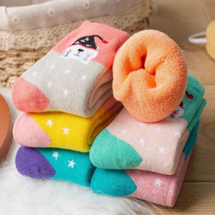 5%20Pairs/Lot%20Kids%20Scoks%20Autumn%20Winter%20Kids%20Warm%20Thicken%20Cotton%20Socks%20Unisex%20Boys%20Girls%20Cute%20Cartoon%20Animal%20Socks%20-%20Image%203