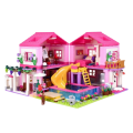 Friends City Series House Summer Holiday Villa Castle Building Blocks Sets Figures Swimming Pool Decor Toys for Kids Girls .