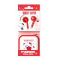 Sanrio in-ear Wired Earbuds Hello Kitty Cinnamoroll Music Earphones Kuromi Kawaii Games Sports Headphones with Cute Storage Bag. 