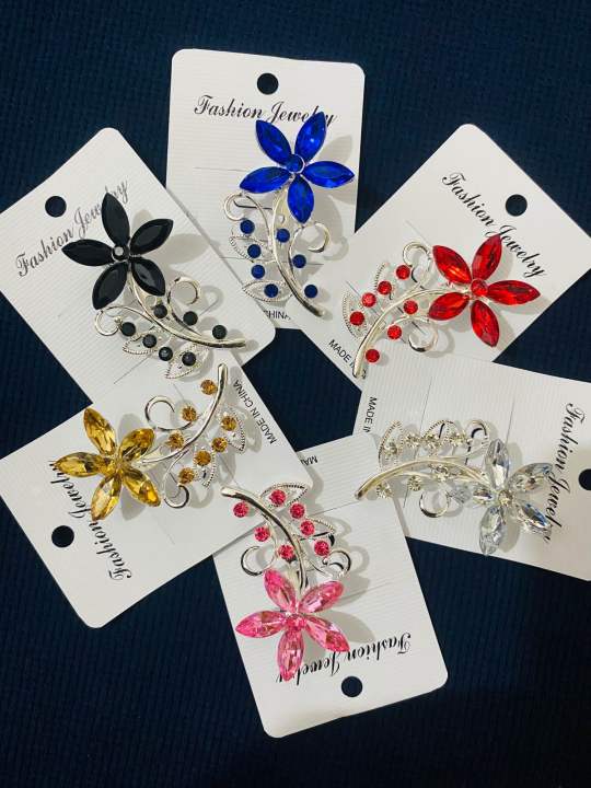 Saree Brooch Pin Elegant Design for Traditional and Wedding Outfits