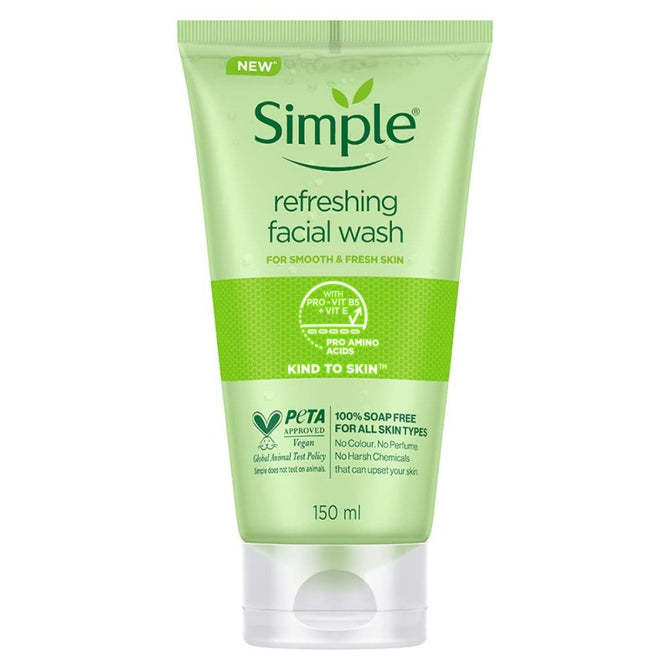 International%20UK%20product%20Simple%20Kind%20To%20Skin%20Refreshing%20Facial%20Wash%20Gel%0A%0A(150ml)%20-%20Image%202