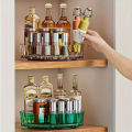 360°Rotating Rotating Spice Rack Organizer For Bathroom Kitchen Countertop Easy Access and Efficient Storage Desktop Storage Box. 