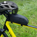 ROCKBROS Bicycle Bag Waterproof Cycling Top Front Tube Frame Bag Large Capacity MTB Road Bicycle Pannier Black Bike Accessories. 