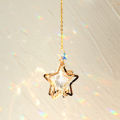 Sun Prism Star Crystal Light Catcher Gardening Decoration Suncatcher Rainbow Outdoor Sun Catchers Window Yard Crystal Home Decor. 