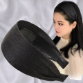 French Headband with Wide High-end Hairband Cover White Hair and Decorate Hair Accessories Headbands for Women.