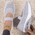 Fashion Woman Vulcanize Platform Casual Sneakers Women Flats Mesh Breathable Running Walking Shoes Chunky Sports.