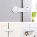 Self-Adhesive Fridge Lock Latchs System for Home Refrigerator Lock Fridge Freezer Door Locks Kids Baby Safety Child Cabinet Lock. 