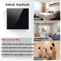 CENFAYA Tuya WiFi RF Smart Switch DC 9-80V Mini Relay Receiver Module 433mhz Touch Wall Panel Remote Control for Alexa. 