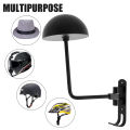 New Motorcycle Helmet Rack 180° Rotation Wall Mounted Helmet Storage Holder Alloy Helmet Hanger Stand Hook for Bicycle Helmets.