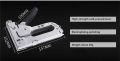 3 in 1 Heavy duty Stapler gun Professional stapler with Adjustable Hand Pressure Setting for Upholstery, Decor, Sofa Seat Cover Repair, Furniture, Stationary Use. 
