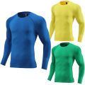 Men Long Sleeve Slim Tops Tees Sportswear Gym Fitness Compression T-shirt Running Football Jersey Outdoor Jogging Tight Quick.