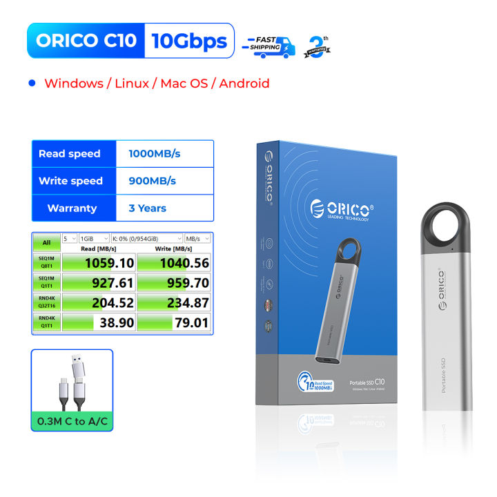 ORICO%201TB%20External%20SSD%20Up%20to%201050MB/s%20550MB/s,%20Hanging%20Hole%20Design%20Portable%20Solid%20State%20Drive,%20USB%20C&A%202%20in%201%20Cable%20-%20Image%208