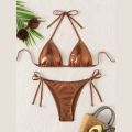 Melted Magic Bikini Transparent Bikini Suit For Women Ladies and Girls Stylish Thongs with Bra Set Fashionable & Trendy Costumes Lace Transparent Lingerie From Shilpiana ( Black, Blue, Red, Golden, Purple & Rose).