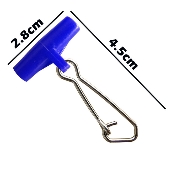 Heavy%20Duty%20Fishing%20Line%20Sinker%20Slides%20Blue%20Plastic%20Head%20Swivel%20with%20Duo-lock%20Nice%20Snap%20Fishing%20Sinker%20Slider%2025pcs%20-%20Image%203