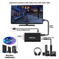 Bitfunx PS2 YPBPR to HDMI-compatible Adapter 3.5mm Audio Video Converter for SONY Playstation 2 PS2 PS3 Console. 
