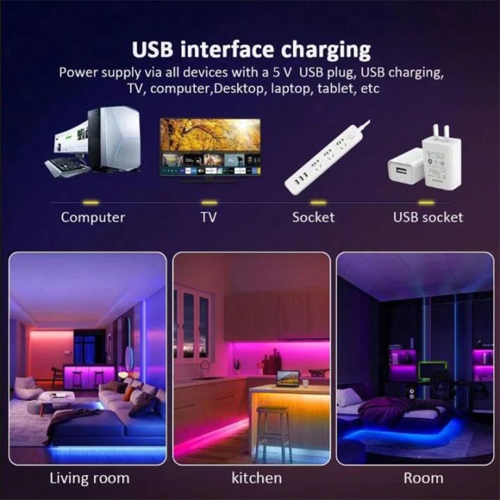 WiFi%20LED%20Strip%20Light%20Tuya%20Smart%20Life%20Flexible%20Light%20Lamp%20USB%20RGB5050%20Desktop%20Screen%20TV%20BackLight%20Diode%20Tape%20Support%20Alexa%20-%20Image%204