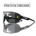POAT Photochromic Sunglasses for Men and Women Outdoor Road Sports Cycling Eyewear Windproof Goggles. 