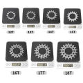 MUQZI Bike Cassette Cog Single Speed 12T 13T 14T 15T 16T 17T 18T Sprockets MTB Road Bicycle Flywheel Cog. 