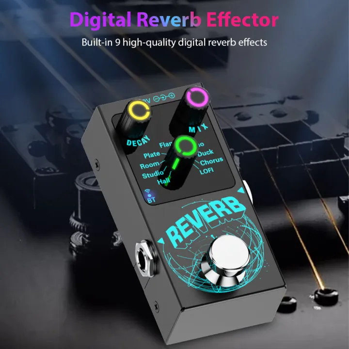 Guitar%20Effects%20Pedal%20Digital%20Reverb%20Guitar%209%20Different%20Reverb%20Guitar%20Effect%20Pedal%20Wireless%20Accompaniment%20DECAY/MIX%20Luminous%20-%20Image%203