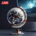 CK003 Space Tide Play series Dawn Dawn Globe collectible grade building blocks assembled adult student educational toys. 
