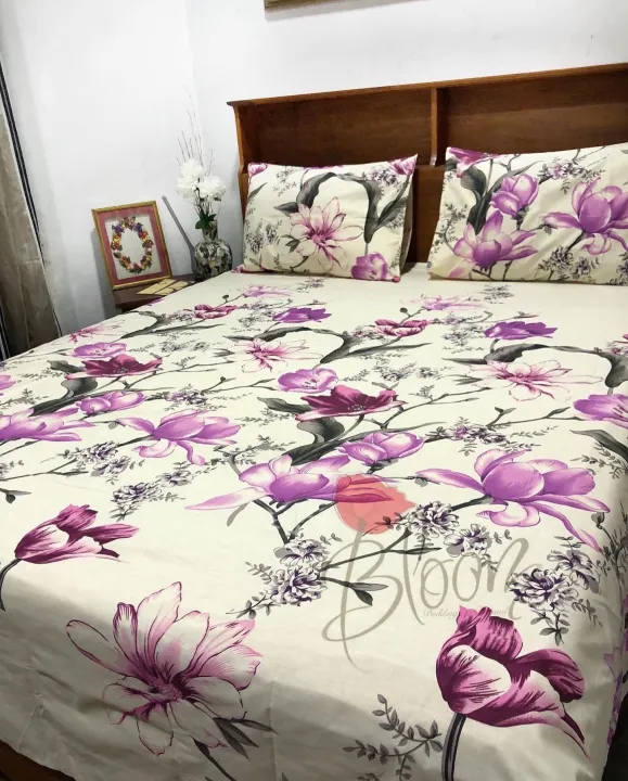 100%25%20COTTON%20BEDSHEET%20WITH%202%20PILLOW%20COVERS%20-%20Image%204