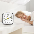 Silent Bedside Alarm Clock Retro Alarm Clock Classic Small Clock with Night Light Snooze Portable Desk Alarm for Childr Bedroom. 