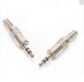 3 Pole Headphone Replacement 3.5mm Jack Male Plug Soldering Connector 2Ps. 