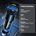 New 3.1A car charger orig USB + Pd 2 ports Multi USB output car charger for 12/24v kz02 car charger. 