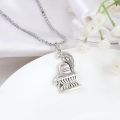 1 Set - morir Brass Silver Plated Shivling Shivlingam with Snake Pendant Locket Temple Religious Jewellery For Men & Women. 