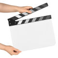 Acrylic Clapperboard Film Clapboard Movie Director's Slate Cut Action Scene Clapper Board Film Slate Dry Erase Clapperboard. 