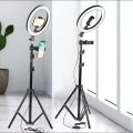 ring light - selfie LED ring light with 7ft tripod stand - mobile holder ring light stand. 