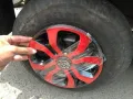 Three Wheeler Alloy Wheel Rim Cup VEZEL Design Fiber Plastic New Look. 