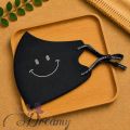 Stone Design Black Coloured Fashionable Face Mask for Girls Women Fashion.