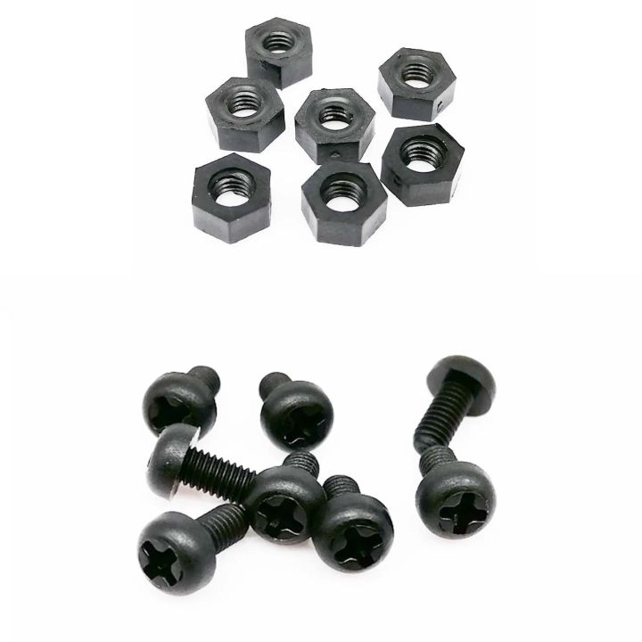 250pcs/box%20M3%20Black%20Plastic%20Nylon%20Insulated%20Hex%20Standoff%20Hexagon%20Pillar%20Spacer%20Column%20Screw%20Nut%20Mix%20Size%20Assortment%20Kit%20Set%20-%20Image%203