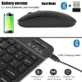 Slim Wireless Keyboard Mouse For iPad Xiaomi Samsung Huawei Phone Tablet Bluetooth-compatible Keyboard For Android IOS Windows. 