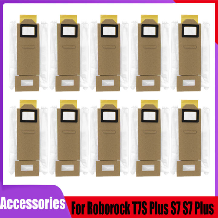 Dust Bags Replacement for Roborock T7S Plus S7 Plus S7MAX S7 MAXV Vacuum Cleaner Accessories Household Dust Bag Parts
