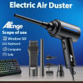500W Electric Air Duster, Air Blower Replaces Canned Air Spray for PC Computer Keyboard Cleaner Compressed Air Can Duster.