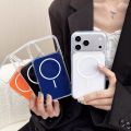 Official Color Backboard Magnetic Case for IPhone 17 Air 16 15 14 13 Pro Max 17Air 17Pro 16Pro 15Pro Magsafe Mag Safe Soft Cover. 