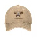 2024 Tour Bad Bunny Nadie Sabe Baseball Caps Retro Distressed Washed Music Sun Cap Men Women Outdoor Summer Adjustable Hats Cap. 