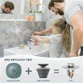 Universal Rebound Drain Plug Filter Household Bounce Core Push Type Drain Filter Kitchen Sink Bathroom Bathtub Plug Water Stop. 