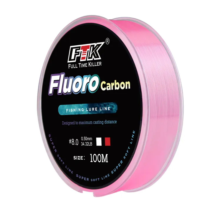 FTK%20100M%20Fluorocarbon%20Coating%20Fishing%20Line%204.14LB-34.32LB%20Carbon%20Fiber%20Monofilament%20Leader%20Line%20Carp%20Fishing%20Sinking%20Line%20-%20Image%207