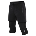 New Men Run Trouser 2 In 1 Double Layer Pant Tight Two Piece Running Training Gym Sweatpant With Pockets Running Trousers.